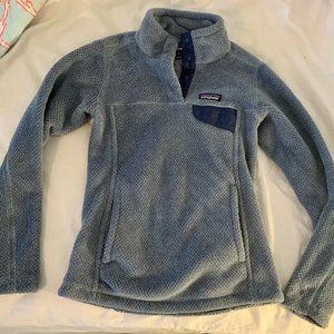 Women's Re-Tool Snap-T® Fleece Pullover, Grey and Blue